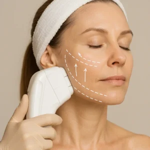 Woman having HI-FU to reduce wrinkles call LA LIPO Kirkstall Now!