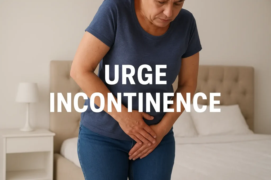 how to manage urge incontinence Kirkstall symptoms