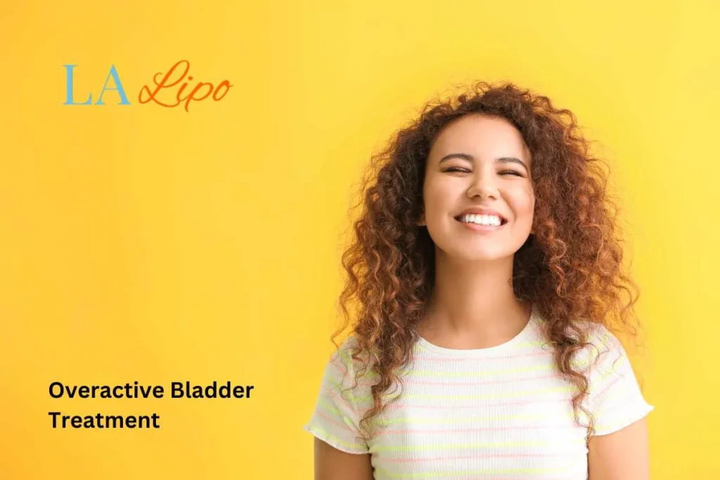 woman smiling about overactive bladder treatment Kirkstall solutions
